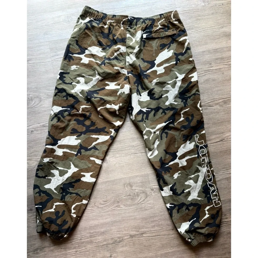 Jordan Camo Joggers Men XXL Multicolor Excellent Nylon Streetwear Pants